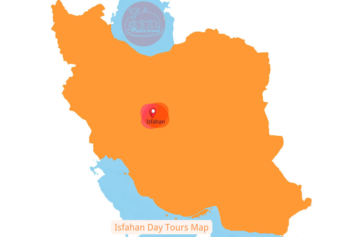 Explore Isfahan trip route on the map!